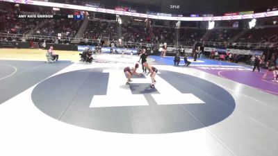 126 lbs Quarterfinal - Amy Kate Erikson, Niskayuna-Schenectady vs Sara Pauls, Minisink Valley