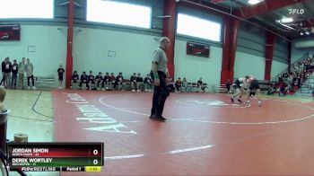 190 lbs Quarters & Wb (16 Team) - Jordan Simon, North Miami vs Derek Wortley, Rochester