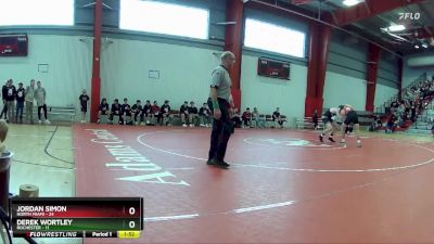 190 lbs Quarters & Wb (16 Team) - Jordan Simon, North Miami vs Derek Wortley, Rochester