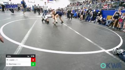 91 lbs Rr Rnd 1 - Marcella Lopez, Little Axe Takedown Club vs Salma Martinez, El Reno Wrestling Club