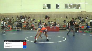 57 kg Consi Of 8 #2 - Korina Blades, Team Illinois vs Cayden Condit, Team Colorado