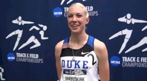 Kate Van Buskirk mile runner up 2011 NCAA Indoors