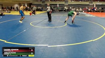 235 lbs Quarterfinals (8 Team) - Zayden Johnson, Minnewaska vs Adrian Fuchs, Hastings