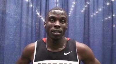 Torrin Lawrence after 400 2011 NCAA Indoors