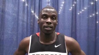 Torrin Lawrence after 400 2011 NCAA Indoors