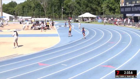 Youth Girls' 800m, Finals 1 - Age 11