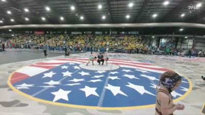 55 lbs Cons. Round 1 - Mateo Garcia, Shepherd Wrestling Club vs Berkley Kreidt, Mandan Wrestling Club
