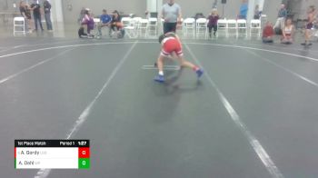 72 lbs 1st Place Match - Adam Gordy, Legend vs Andrew Dahl, Williamsburg Wrestling Club