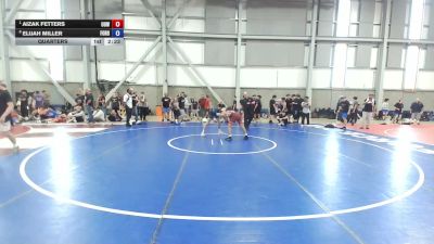 120 lbs Quarters - Aizak Fetters, UP Outlaw WC vs Elijah Miller, FordDynastyWrestlingClub