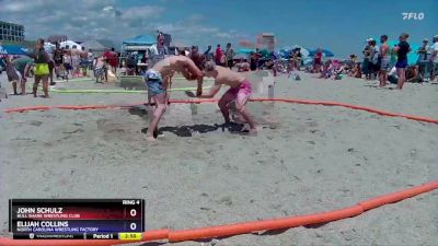 70kg Finals Round 1 - Elijah Collins, North Carolina Wrestling Factory vs John Schulz, Bull Shark Wrestling Club