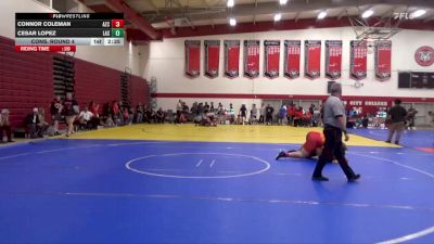 285 lbs Cons. Round 4 - Cesar Lopez, Lassen vs Connor Coleman, Arizona Christian