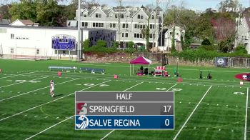 Replay: Springfield vs Salve Regina | Oct 26 @ 12 PM