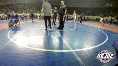 110 lbs Quarterfinal - Brynlyn Sullivan, R.A.W. vs Ali Hayes, Choctaw Ironman Youth Wrestling