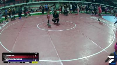 48-51 lbs Round 2 - Lanaia Bal, Hawaii vs Treasure Dickens, Hawaii