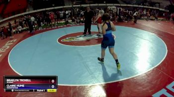 120 lbs Cons. Semi - Braelyn Troxell, Alaska vs Claire Hume, Washington