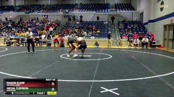 197 lbs Cons. Round 3 - Mason Kump, Belmont Abbey vs Micha Clemson, Emmanuel