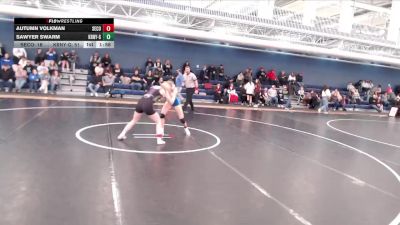 120 lbs Round 2 - Sawyer Swarm, Kearney vs Autumn Volkman, Sedgwick County/Fleming Girls