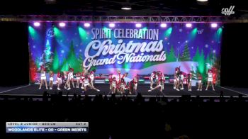 Woodlands Elite - OR - Green Berets [2025 L2 Junior - Medium Day 2] 2025 Spirit Celebration Christmas Grand Nationals