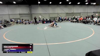 106 lbs Round 2 (8 Team) - Kole Davidheiser, Pennsylvania vs Caden Correll, Illinois