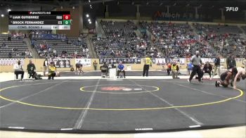 144 lbs Cons. Round 4 - Brock Fernandez, St. Xavier vs Liam Gutierrez, Frederick Douglass