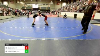 120 lbs 3rd Place - Cody Buenger, Lassiter Jr Trojans Wrestling Club vs Avett Montesinos, Georgia