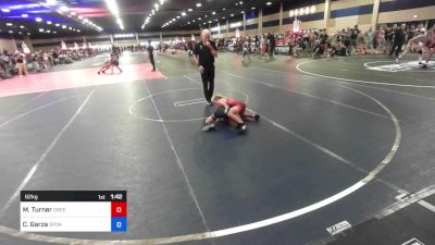 62 kg Quarterfinal - Michael Turner, Green River Grapplers vs Cree Garza, Spokane Wrestling