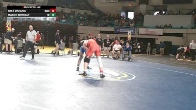 175 lbs Quarterfinal - Joey Darling, Wando vs Mason Metcalf, Fort Mill