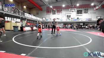 43 lbs Rr Rnd 2 - Lachlan Lindsey, Spartan Wrestling Fort Smith vs Carson Conway, Roland Youth League Wrestling