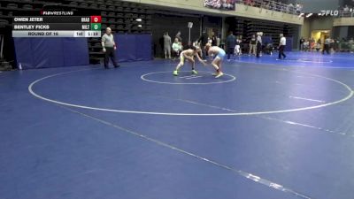 90 lbs Round Of 16 - Owen Jeter, Bradford vs Bentley Ficks, Milton