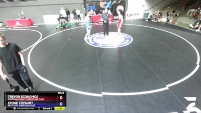 150 lbs Cons. Round 5 - Trevor Economos, Guardian Knights Wrestling Club vs Stone Stewart, Beast Bay Wrestling Club