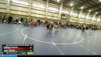 120 lbs Champ. Round 1 - Morgan Coulam, Top Of Utah vs Keira Kohler, Wasatch Wrestling Club