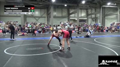 155 lbs Semifinal - Kody Wartick, Wellington vs Landen Jorgensen, Con-Kids WC