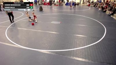 10U - 63 lbs Quarters - Conor McDonough, ANML vs Asher Wills, Zumbrota-Mazeppa