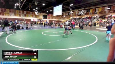 108 lbs Quarterfinal - Andrew Garcia, Oceanside Wresling Club vs Jessie Frear, Cobras Wrestling