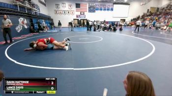 215 lbs 5th Place Match - Lance Davis, Cheyenne East vs Davin Mattimoe, Cheyenne Central