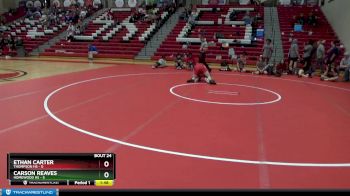 145 lbs Placement - Ethan Carter, Thompson HS vs Carson Reaves, Homewood HS