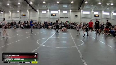 106 lbs Round 2 (6 Team) - Matthew Kesterson, WV Wild vs Takoda Parker, Noke RTC