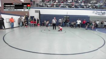 71 lbs Cons. Round 2 - Roman Beck, Oakley Hornets Wrestling Club Inc. vs Kyler Price, Brothers Of Steel Wrestling Club
