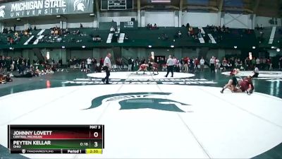 157 lbs 1st Place Match - Peyten Kellar, Ohio vs Johnny Lovett, Central Michigan