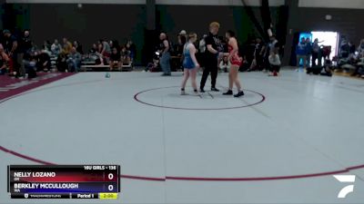 136 lbs Quarterfinal - Nelly Lozano, OR vs Berkley McCullough, WA