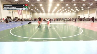 113 lbs Consi Of 64 #1 - Owen Vigue, ME vs Bryson Thornton, GA