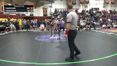 150 lbs 5th Place Match - Colin Rutlin, Christian Brothers College vs Jason Dube, Spire Academy