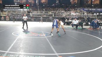 135 lbs 1st Place Match - Kailani Barrientos, Oakleaf vs Eysis Estes-Brinson, Miami Palmetto