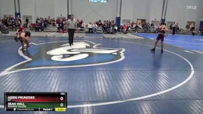 133 lbs Champ. Round 2 - Sean Hall, Roanoke College vs Aiden Prunoske, RIT