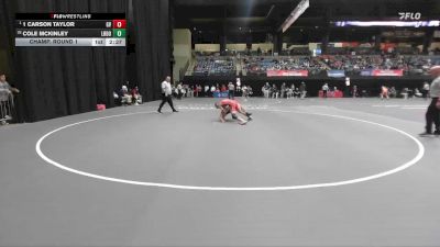 141 lbs Champ. Round 1 - 1 Carson Taylor, Grand View vs Cole McKinley, Lourdes