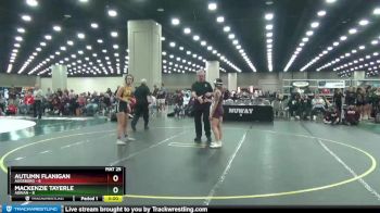 130 lbs 2nd Wrestleback (16 Team) - Mackenzie Tayerle, Adrian vs Autumn Flanigan, Augsburg