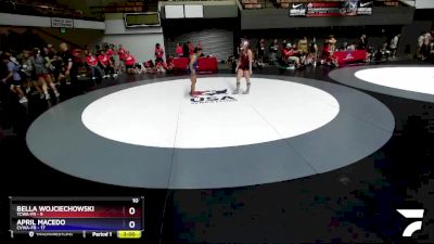 140 lbs Round 1 (16 Team) - Bella Wojciechowski, TCWA-FR vs April Macedo, CVWA-FR