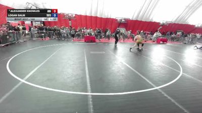 144 lbs 2nd Place Match - Alexander Knowles, Askren Wrestling Academy vs Logan Salm, Team Nazar Training Center
