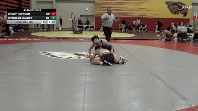 125 lbs Champ. Round 1 - Nicholas Walker, Millikin vs Brody Hufford, Simpson