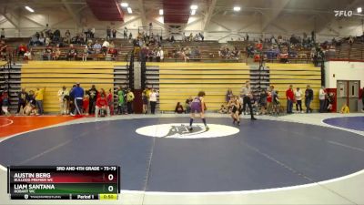 73-79 lbs Cons. Round 1 - Austin Berg, Bulldog Premier WC vs Liam Santana, Hobart WC